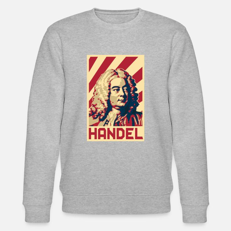 Georg Friedrich Händel - Stanley/Stella CHANGER Unisex Organic Sweatshirt - heather grey