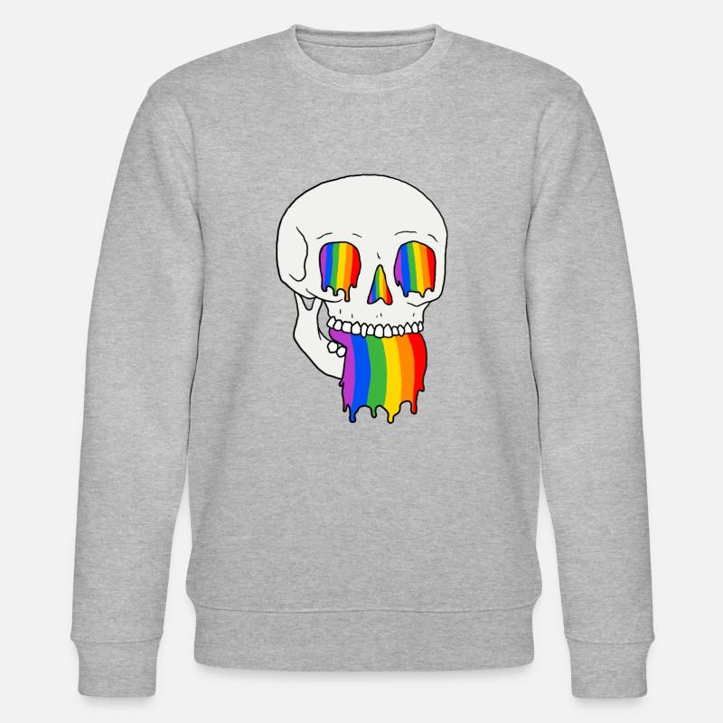 Braving with Pride - Stanley/Stella Unisex Bio-Sweatshirt CHANGER - Grau meliert