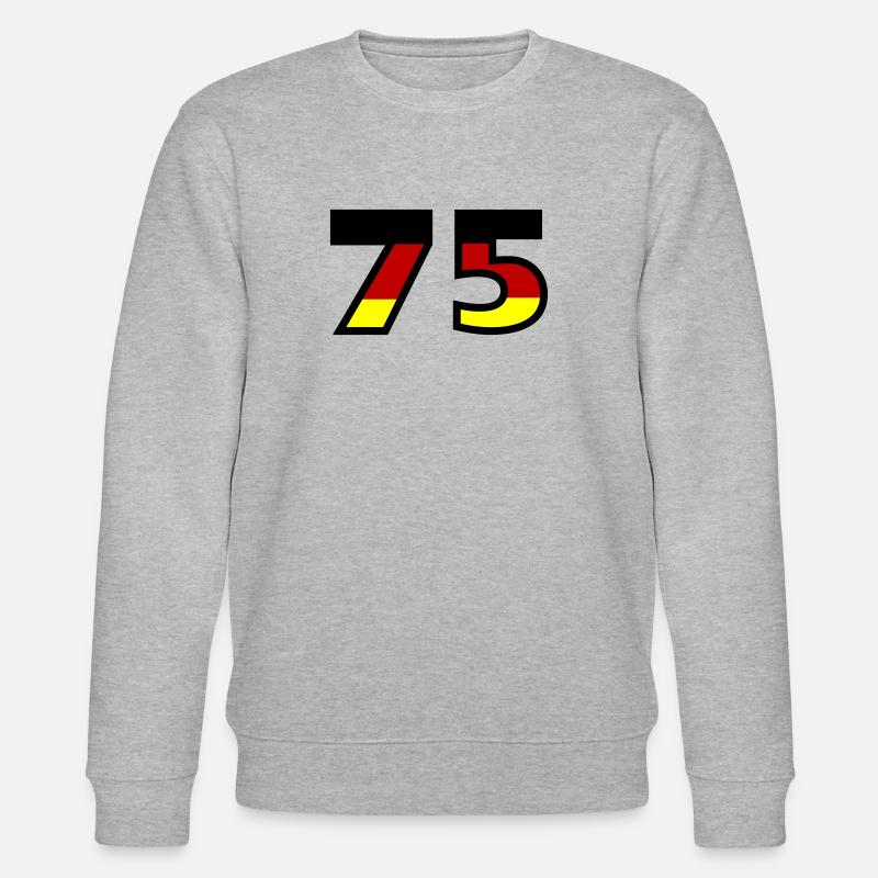 75 Numéro Allemagne Jersey - Sweat bio CHANGER Stanley/Stella Unisexe - gris chiné