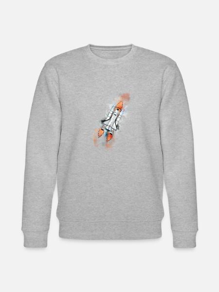 NASA - Stanley/Stella CHANGER Unisex Organic Sweatshirt - heather grey
