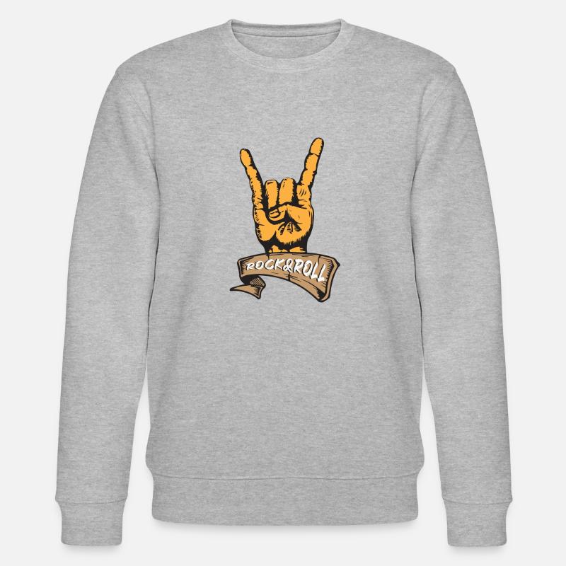 Rock and roll - Sweat bio CHANGER Stanley/Stella Unisexe - gris chiné