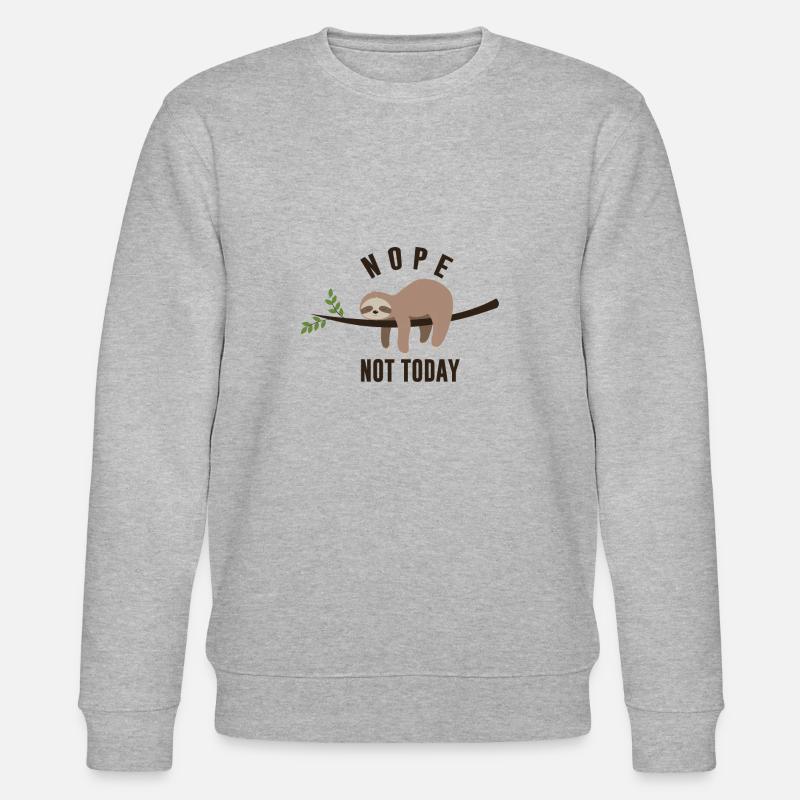 Keep Calm And Sloth On - Stanley/Stella CHANGER Unisex Organic Sweatshirt - heather grey