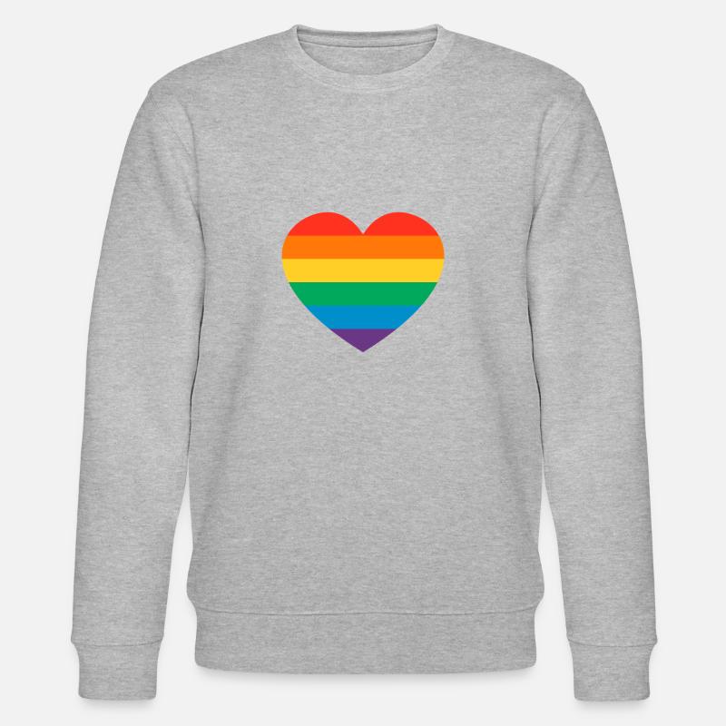 Rainbow - Stanley/Stella Unisex Bio-Sweatshirt CHANGER  - Grau meliert