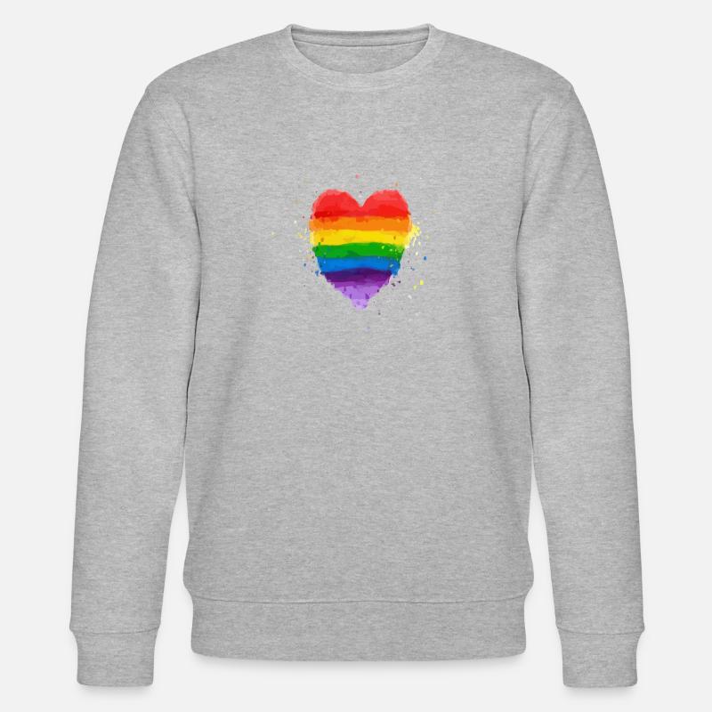 arc en ciel - Sweat bio CHANGER Stanley/Stella Unisexe - gris chiné