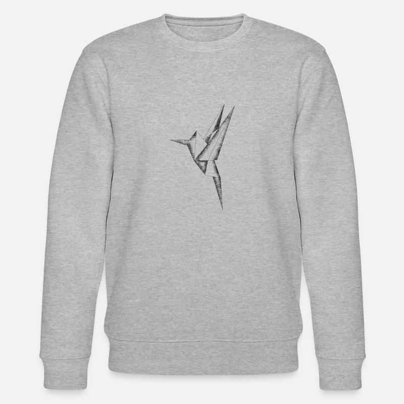 Origami - Stanley/Stella Unisex Bio-Sweatshirt CHANGER  - Grau meliert