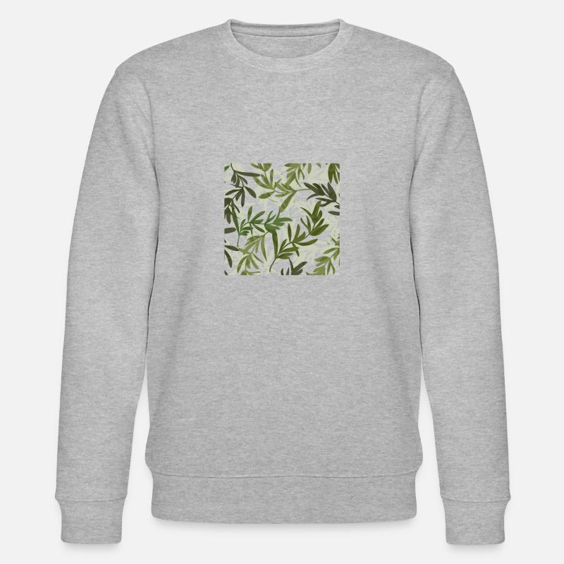 Feuilles - Sweat bio CHANGER Stanley/Stella Unisexe - gris chiné