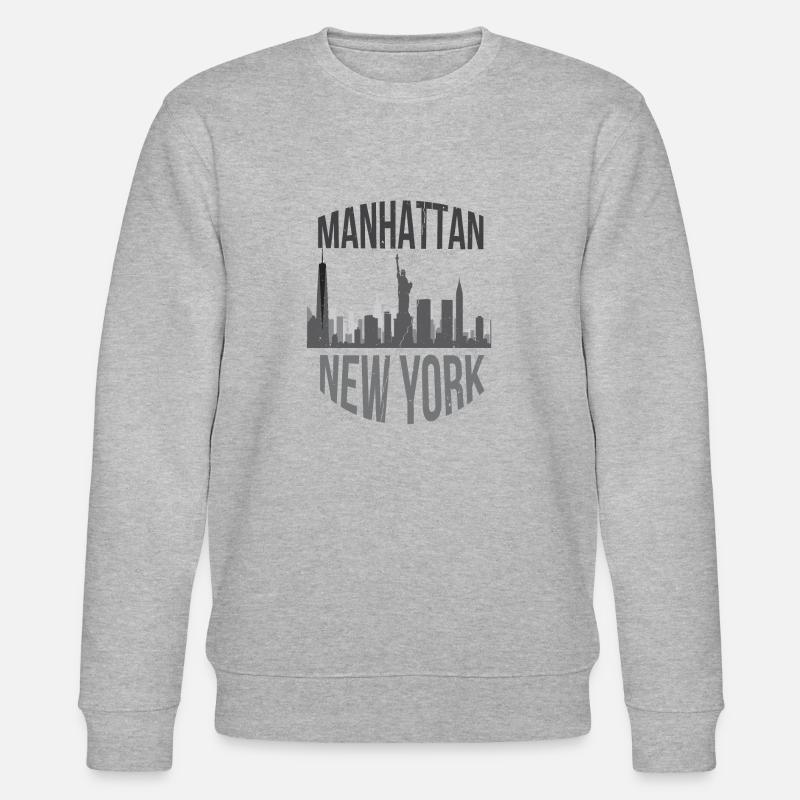 New York - Stanley/Stella Unisex Bio-Sweatshirt CHANGER  - Grau meliert
