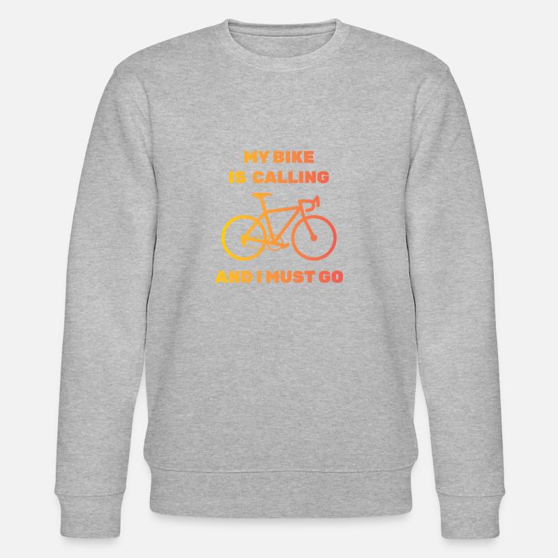 Fahrrad - Stanley/Stella Unisex Bio-Sweatshirt CHANGER  - Grau meliert