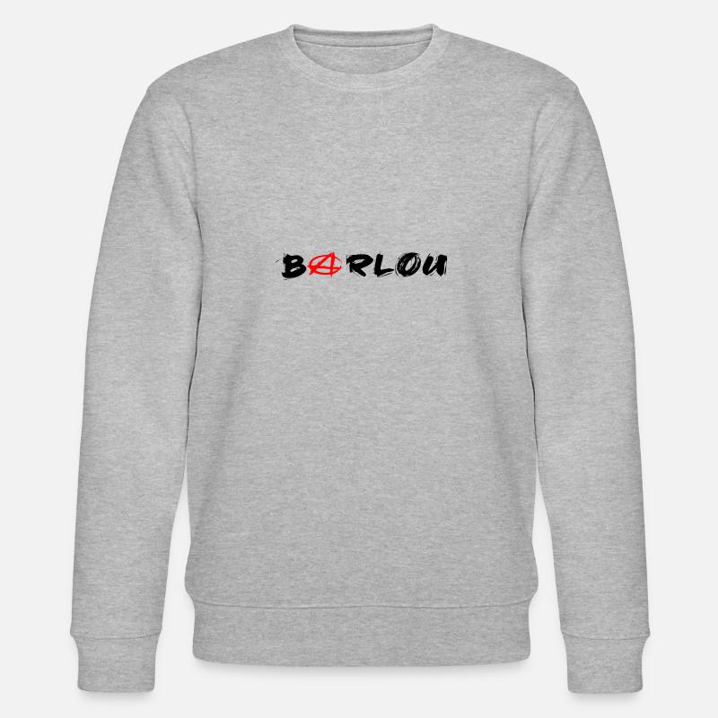 Barlou anarchie - Sweat bio CHANGER Stanley/Stella Unisexe - gris chiné