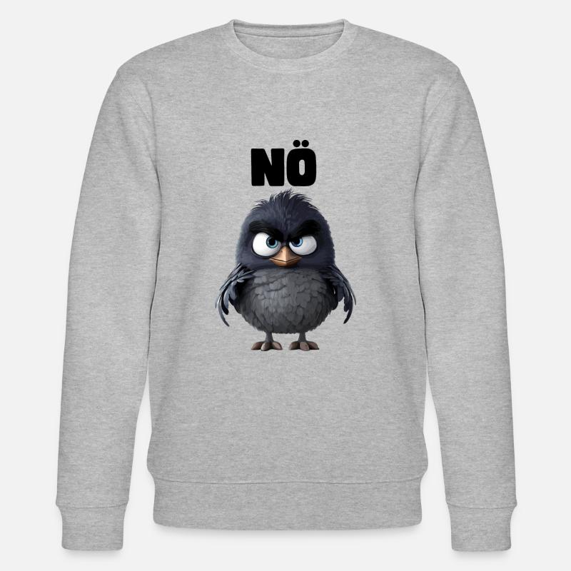 Rabe "NÖ" Design - Stanley/Stella Unisex Bio-Sweatshirt CHANGER  - Grau meliert