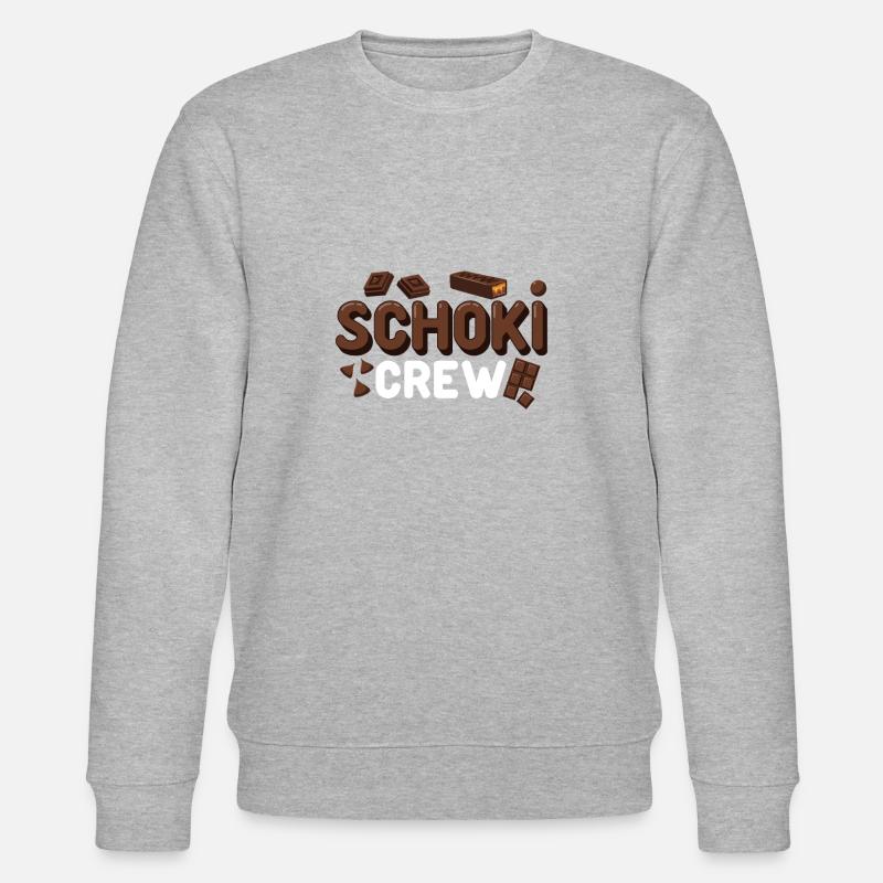 Candy Chocolate Chocolate Chocolate Crew - Sweat bio CHANGER Stanley/Stella Unisexe - gris chiné