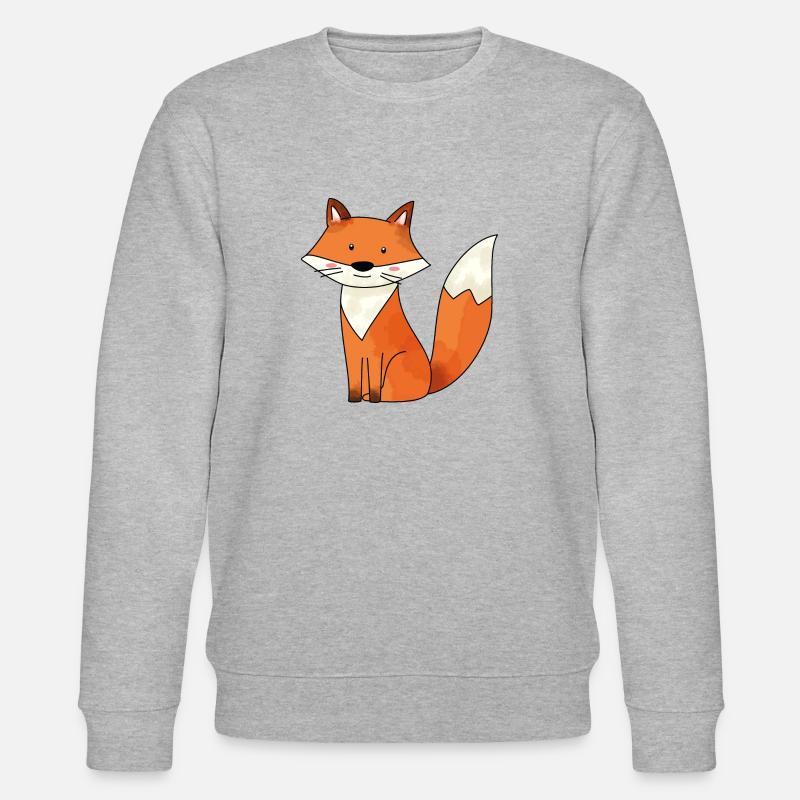 Renard doux - Sweat bio CHANGER Stanley/Stella Unisexe - gris chiné