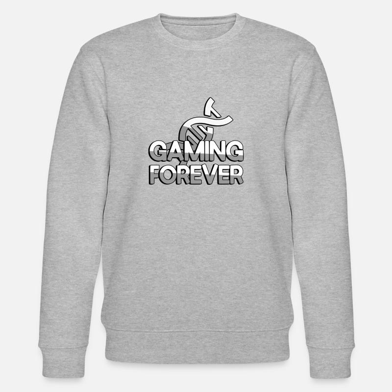 GAMING FOREVER + ADN - Jeux - Sweat bio CHANGER Stanley/Stella Unisexe - gris chiné