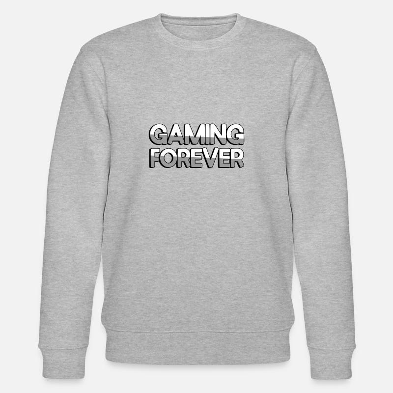 GAMING FOREVER - Gaming - Stanley/Stella Unisex Bio-Sweatshirt CHANGER  - Grau meliert