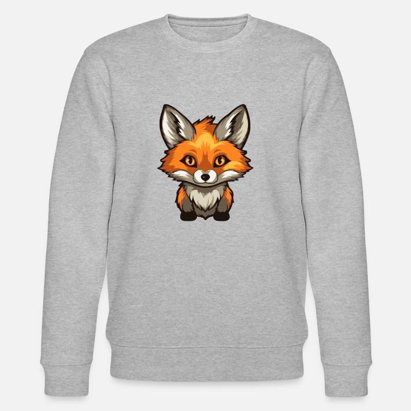 Fuchs - Stanley/Stella Unisex Bio-Sweatshirt CHANGER  - Grau meliert