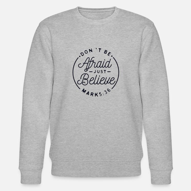 Glaube, Christlich, Glaube - Stanley/Stella Unisex Bio-Sweatshirt CHANGER  - Grau meliert