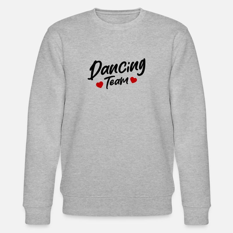Dancing Team - Stanley/Stella Unisex Bio-Sweatshirt CHANGER  - Grau meliert