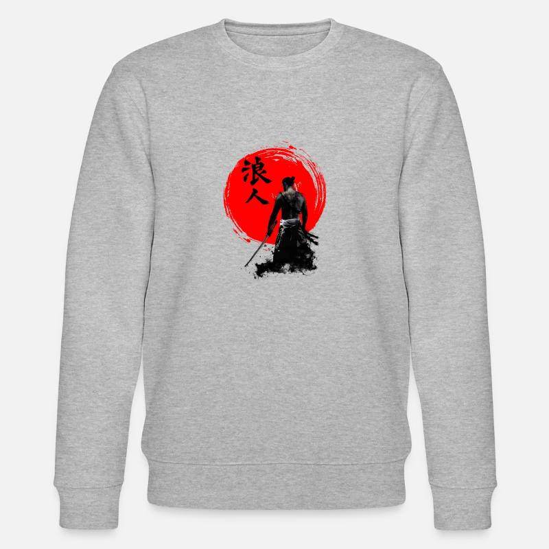 Guerrier samouraï - Sweat bio CHANGER Stanley/Stella Unisexe - gris chiné