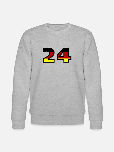 24 Number Germany Jersey - Stanley/Stella CHANGER Unisex Organic Sweatshirt - heather grey