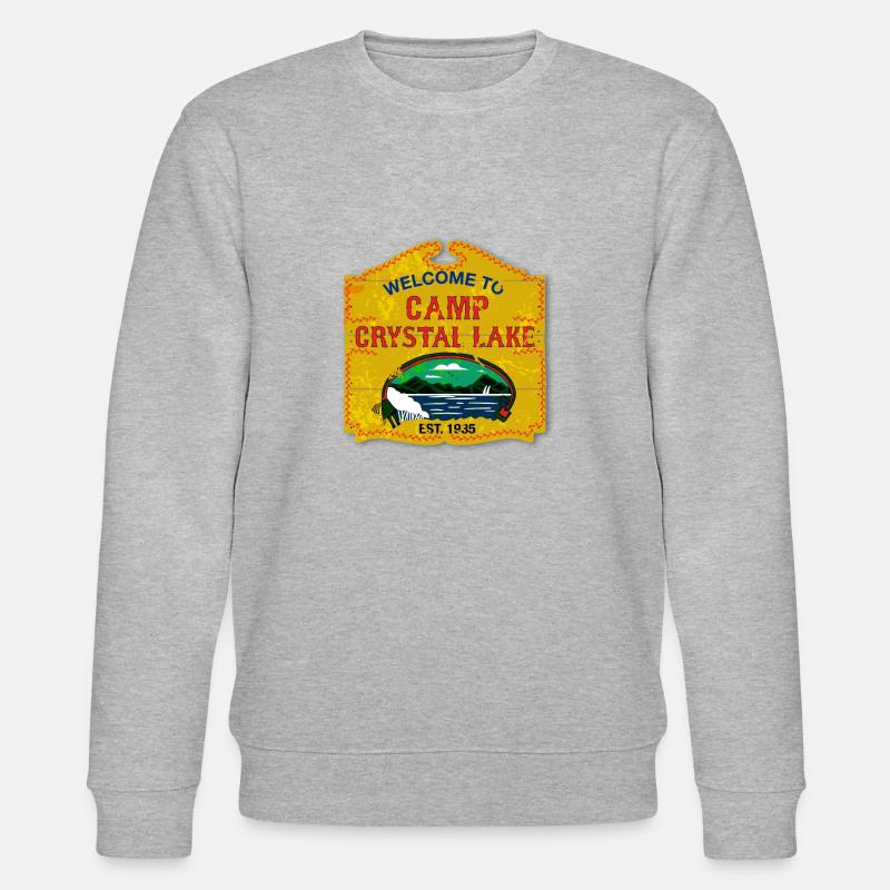 Camp Crystal Lake - Stanley/Stella Unisex Bio-Sweatshirt CHANGER  - Grau meliert