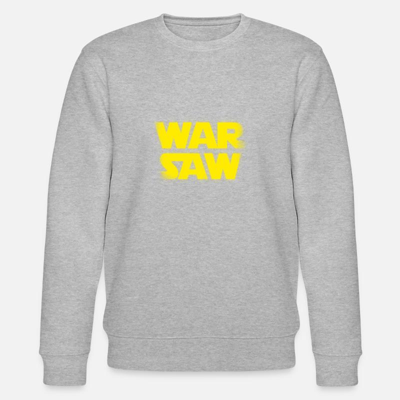 Warschau - Stanley/Stella Unisex Bio-Sweatshirt CHANGER  - Grau meliert