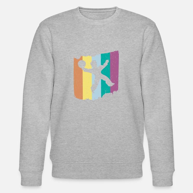 Handball - Stanley/Stella Unisex Bio-Sweatshirt CHANGER  - Grau meliert