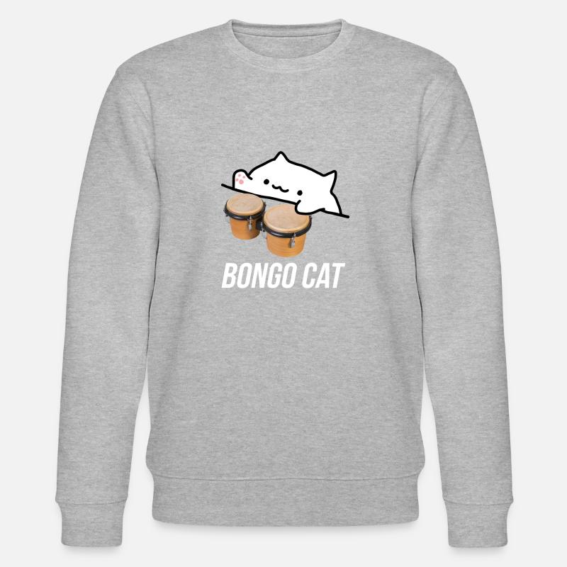 chat bongo - Sweat bio CHANGER Stanley/Stella Unisexe - gris chiné