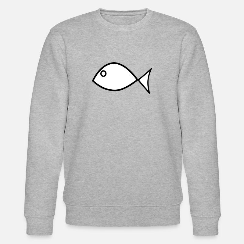 poisson - Sweat bio CHANGER Stanley/Stella Unisexe - gris chiné