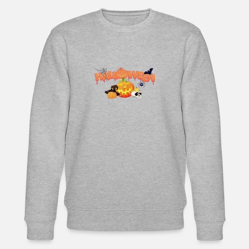 Halloween - Stanley/Stella Unisex Bio-Sweatshirt CHANGER  - Grau meliert
