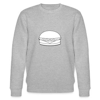 Burger - Stanley/Stella Unisex Bio-Sweatshirt CHANGER  - Grau meliert - Vorne - Nik (191cm) & Marisol (170cm)