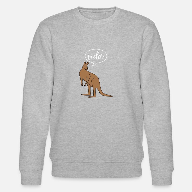 Dialecte dialecte d'Oida Autriche - Sweat bio CHANGER Stanley/Stella Unisexe - gris chiné