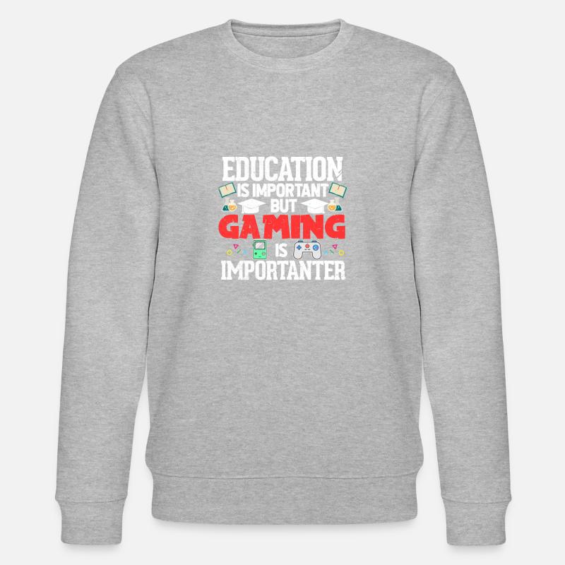Gaming - Stanley/Stella Unisex Bio-Sweatshirt CHANGER  - Grau meliert