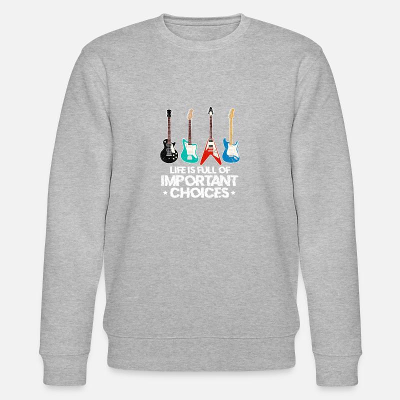 Gitarrist - Stanley/Stella Unisex Bio-Sweatshirt CHANGER  - Grau meliert