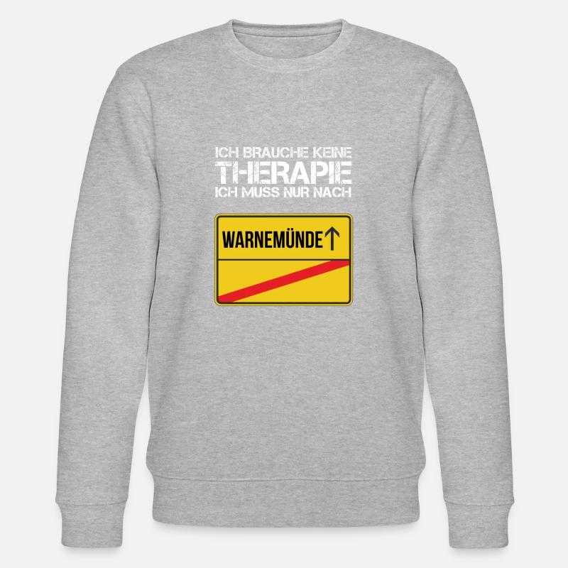 Warnemünde - Stanley/Stella Unisex Bio-Sweatshirt CHANGER  - Grau meliert