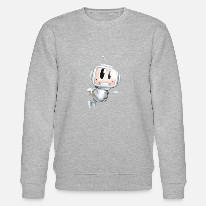 Der kleine Astronaut - Stanley/Stella Unisex Bio-Sweatshirt CHANGER  - Grau meliert