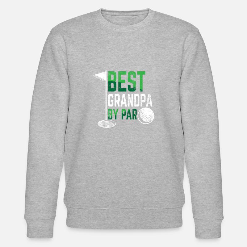 golf opa - Stanley/Stella Unisex Bio-Sweatshirt CHANGER  - Grau meliert