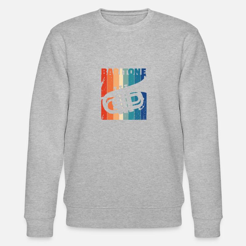 Bariton Horn - Stanley/Stella Unisex Bio-Sweatshirt CHANGER  - Grau meliert