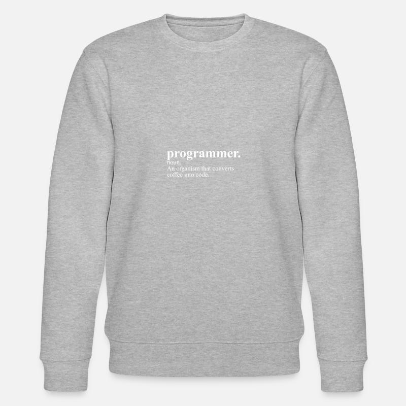 Programmer Definition - Stanley/Stella CHANGER Unisex Organic Sweatshirt - heather grey