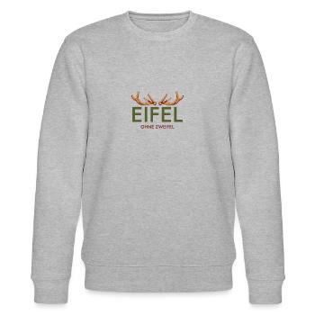 Eifel - Ohne Zweifel - Stanley/Stella Unisex Bio-Sweatshirt CHANGER  - Grau meliert - Vorne - Nik (191cm) & Marisol (170cm)