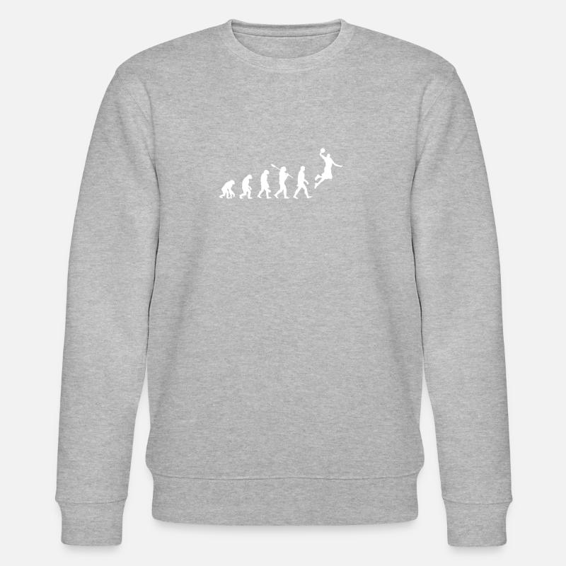 Basketball Evolution Cadeau de basket-ball - Sweat bio CHANGER Stanley/Stella Unisexe - gris chiné