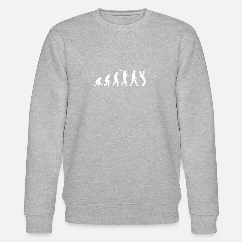 Trompete Evolution - Stanley/Stella Unisex Bio-Sweatshirt CHANGER  - Grau meliert