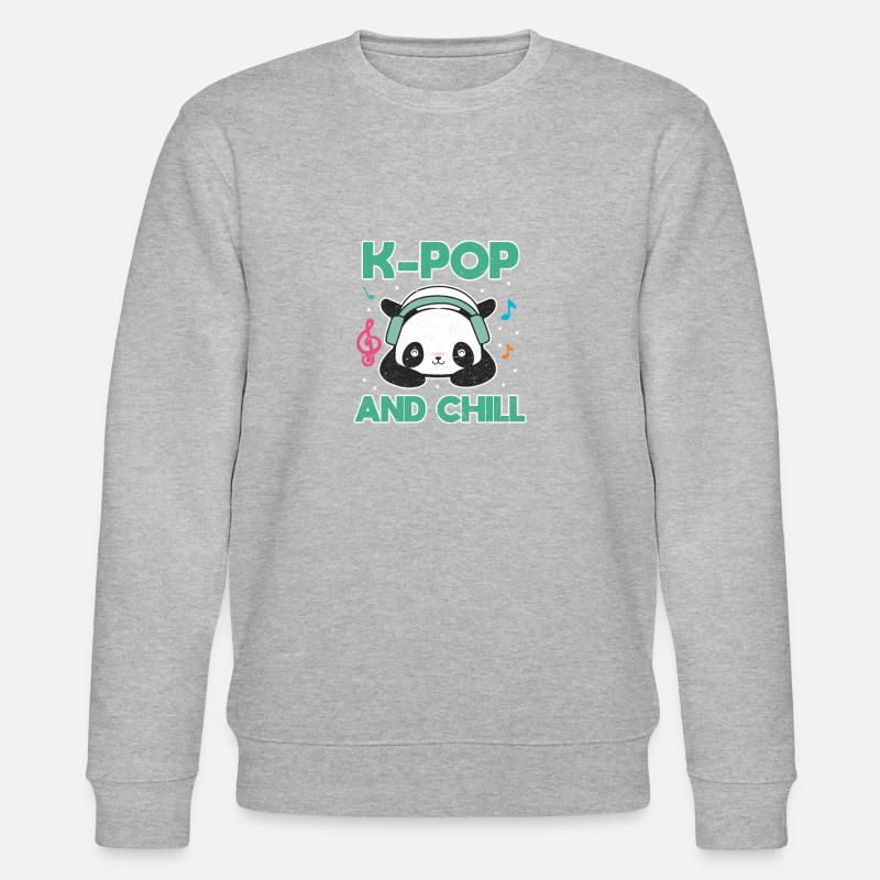 K-Pop - Stanley/Stella Unisex Bio-Sweatshirt CHANGER  - Grau meliert