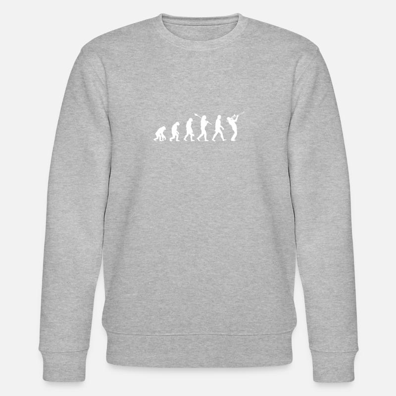 Evolution du trombone - Sweat bio CHANGER Stanley/Stella Unisexe - gris chiné