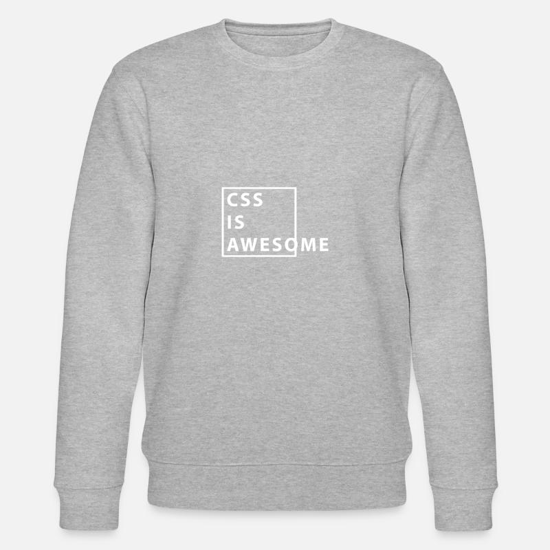 CSS is Awesome - Stanley/Stella CHANGER Unisex Organic Sweatshirt - heather grey