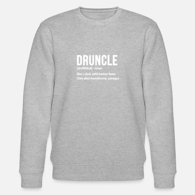 Onkel - Stanley/Stella Unisex Bio-Sweatshirt CHANGER  - Grau meliert