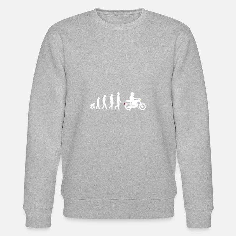 2 clock evolution Simson - Stanley/Stella CHANGER Unisex Organic Sweatshirt - heather grey