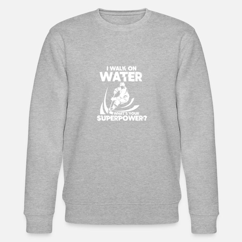Eishockey - Stanley/Stella Unisex Bio-Sweatshirt CHANGER  - Grau meliert