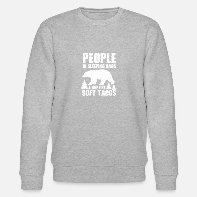 Zelten - Stanley/Stella Unisex Bio-Sweatshirt CHANGER - Grau meliert