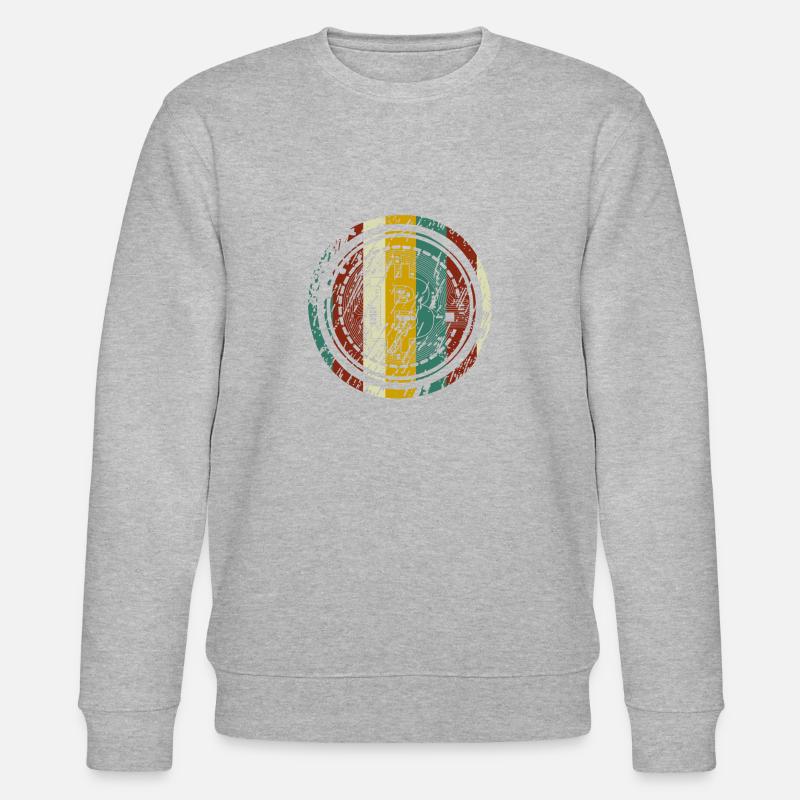 Bitcoin - Sweat bio CHANGER Stanley/Stella Unisexe - gris chiné