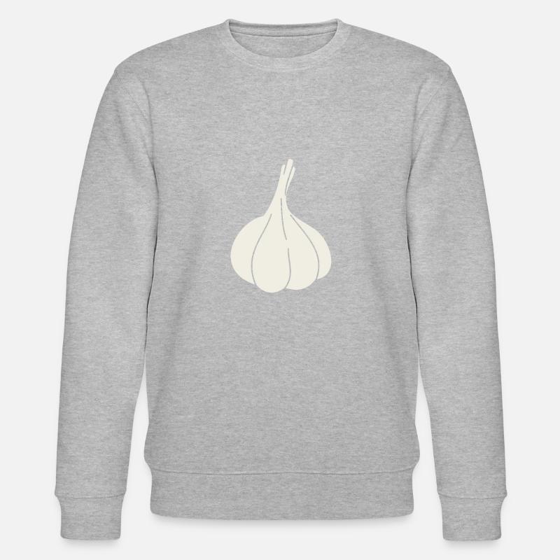 gousse d'ail - Sweat bio CHANGER Stanley/Stella Unisexe - gris chiné